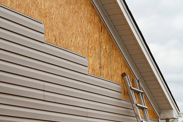 Professional Emergency Siding Repair technician working in Spring Hope, NC